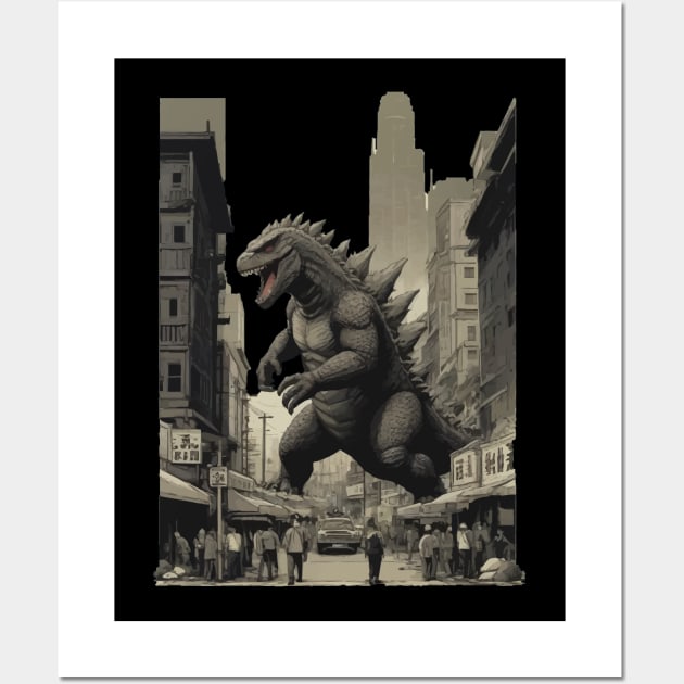 Godzilla Wall Art by ahmadist